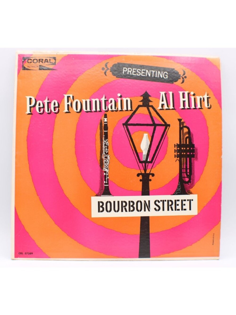 Pete Fountain Al Hirt Bourbon Street Jazz Icons Vinyl LP Record Vtg USA Trumpet